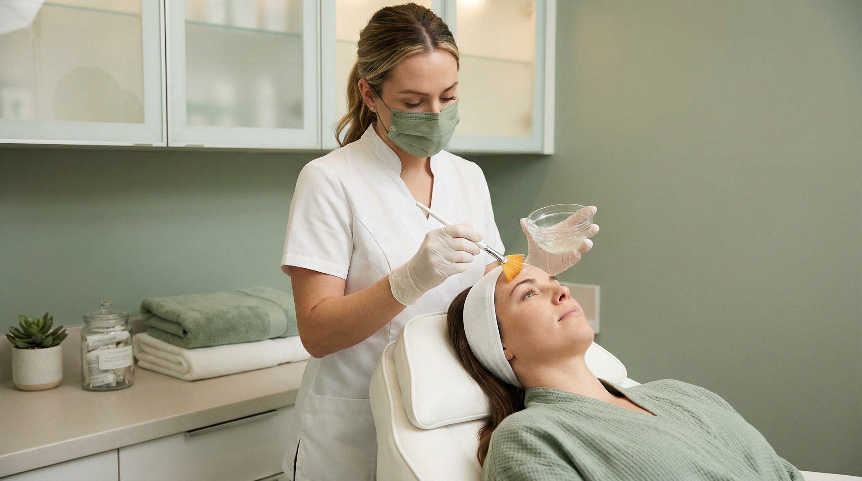 Professional Chemical Peel Application