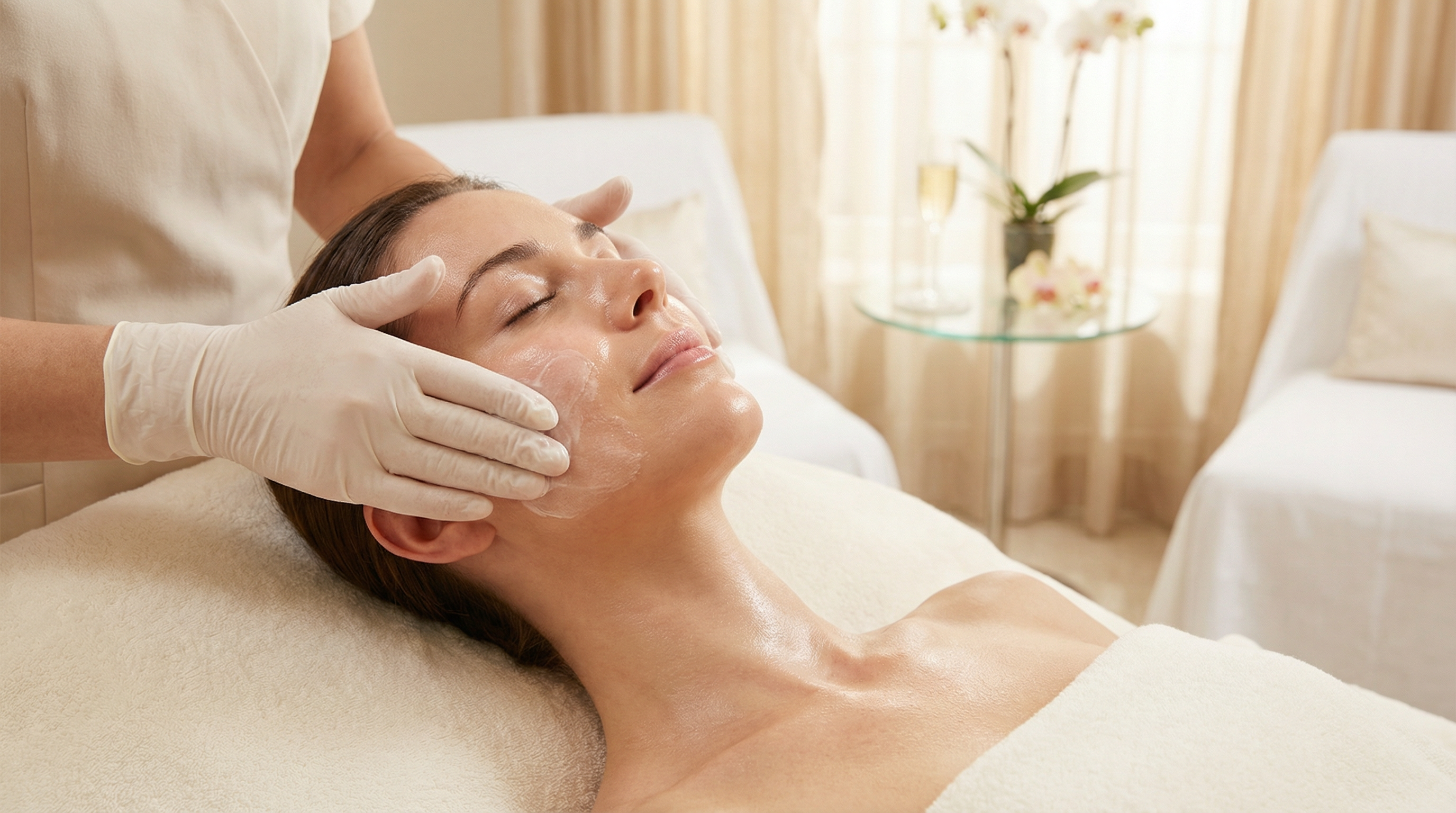 Relaxing facial treatment at You Beauty Lounge